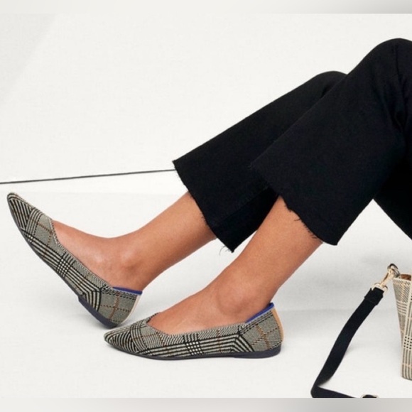 Rothy’s The Point II in Black Glen Plaid, Size 8.5, EUC - Picture 7 of 7